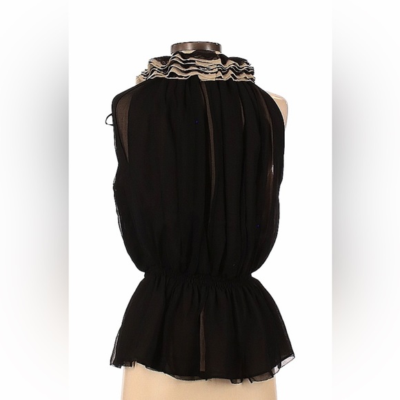 Elegant sleeveless blouse. Size small. - Picture 2 of 2